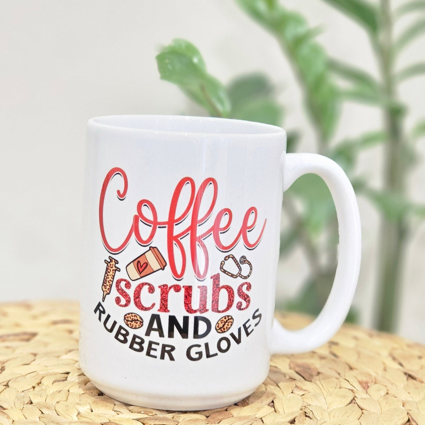 Mug - Coffee Scrubs And Rubber Gloves