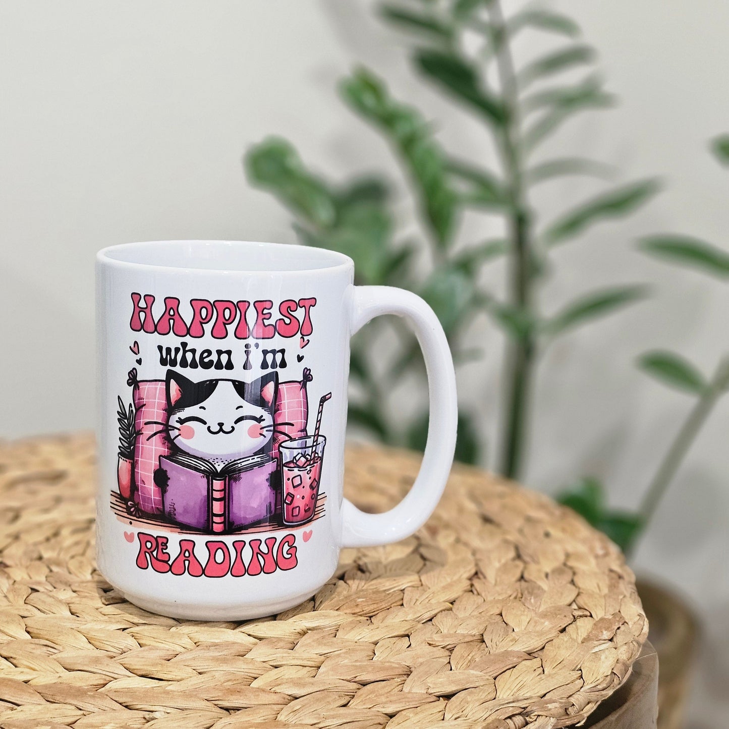 Mug - Happiest When Reading