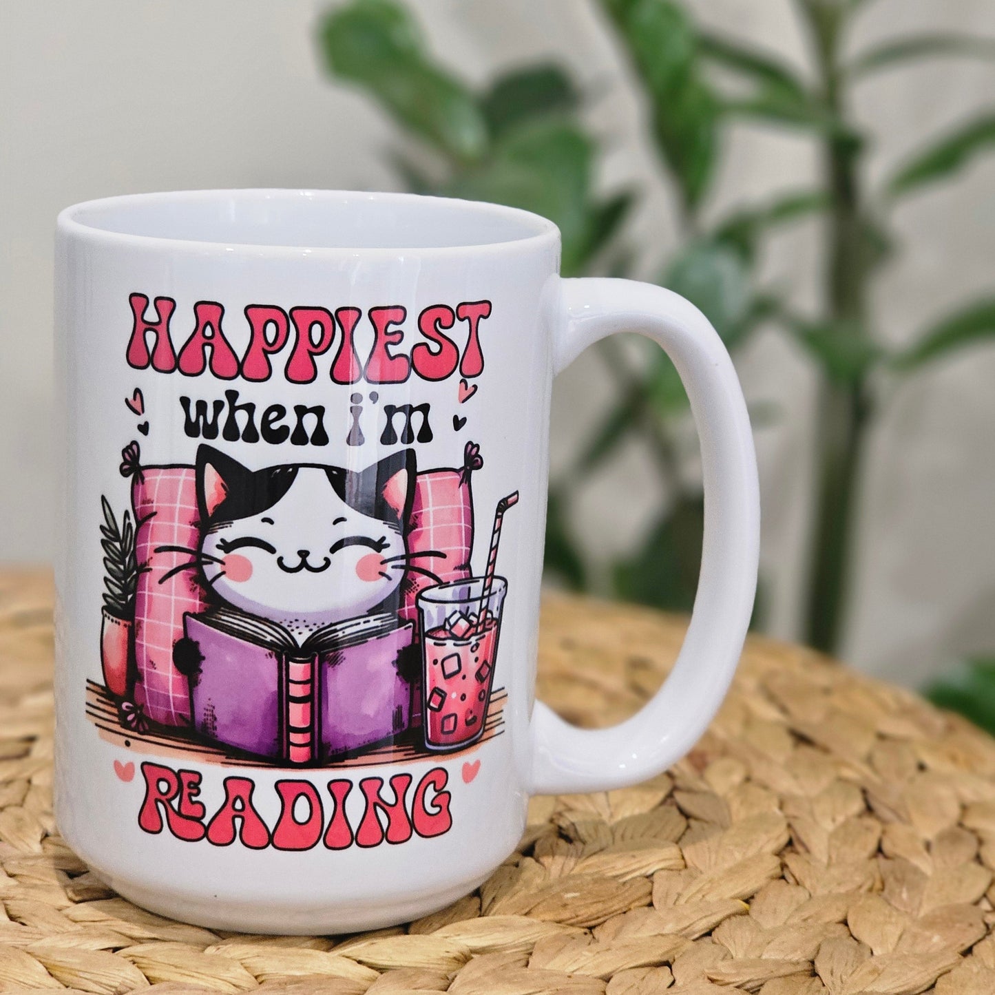 Mug - Happiest When Reading