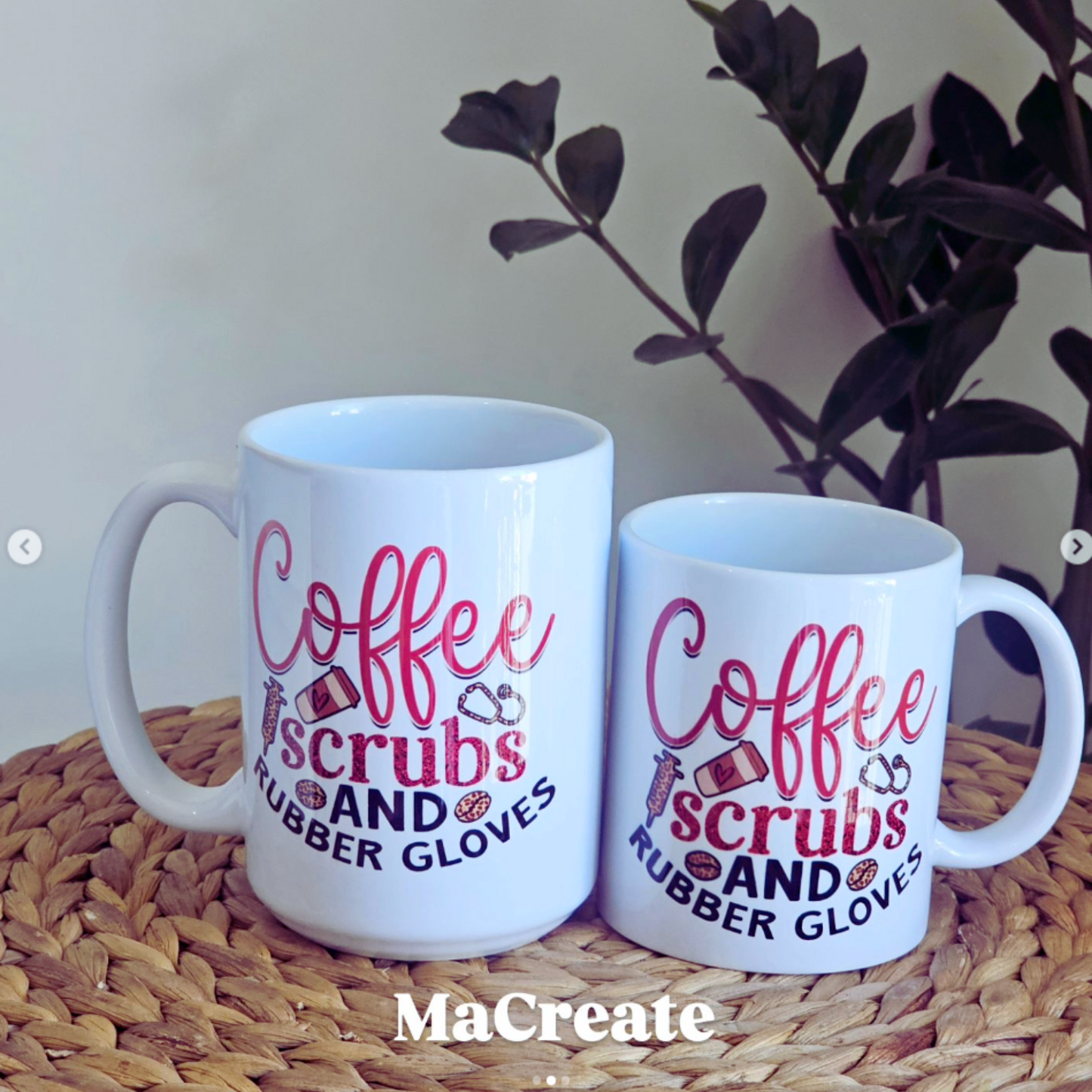 Mug -  Coffee Scrubs And Rubber Gloves